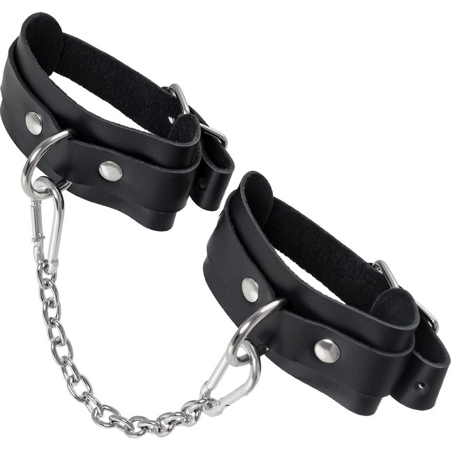 Черные мини-оковы со скруглёнными углами. Фотография 4.