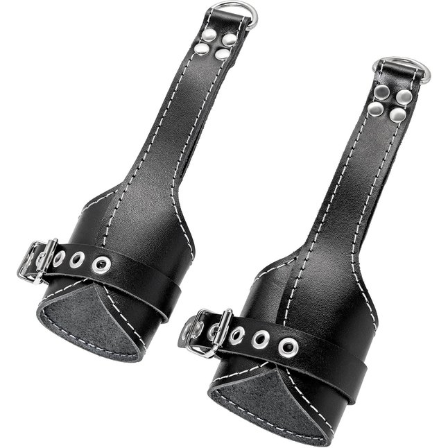 Черные подвесы с белой строчкой. Фотография 6.