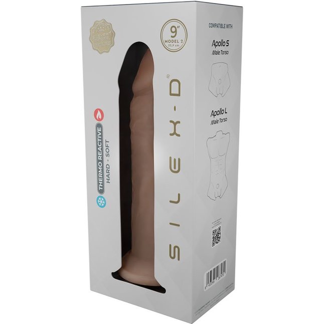 Телесный фаллоимитатор SILEXD Model 2 9 - 22,9 см - SILEXD. Фотография 5.