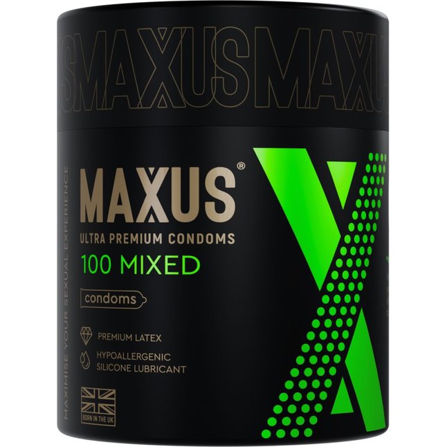 Презервативы MAXUS Mixed - 100 шт