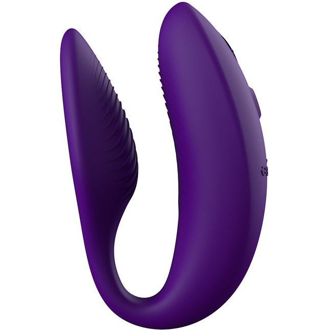 Фиолетовый U-образный вибратор для пар We-Vibe Sync 2. Фотография 2.