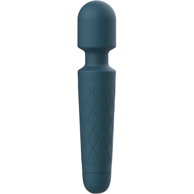 Зеленый жезловый вибромассажер Dreaming Wand - 20 см - Wand. Фотография 4.