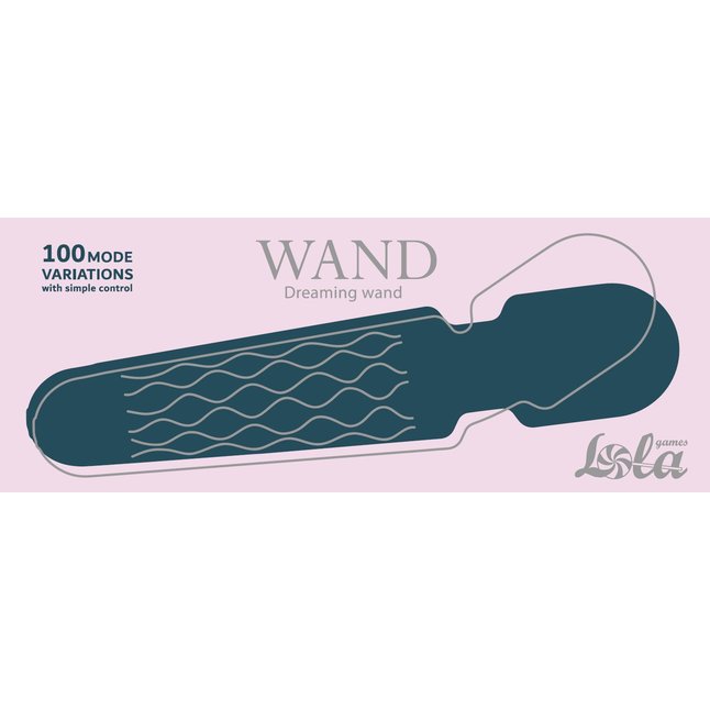 Зеленый жезловый вибромассажер Dreaming Wand - 20 см - Wand. Фотография 8.
