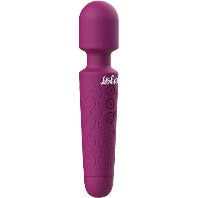 Фиолетовый жезловый вибромассажер Dreaming Wand - 20 см - Wand. Фотография 2.