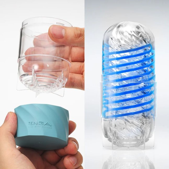 Мастурбатор Tenga Spinner DX 01 Drops - SPINNER Series. Фотография 3.