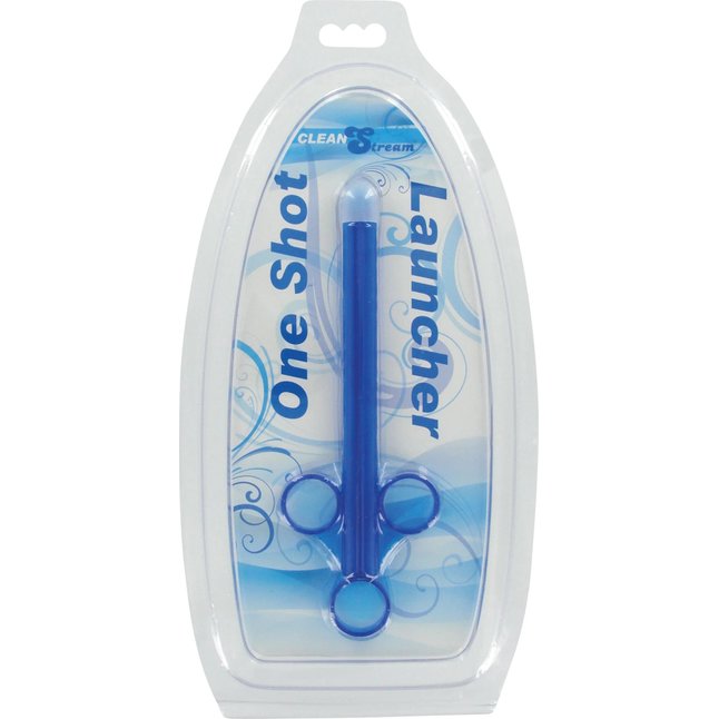 Синий шприц для введения лубриканта XL Lubricant Launcher - CleanStream. Фотография 2.