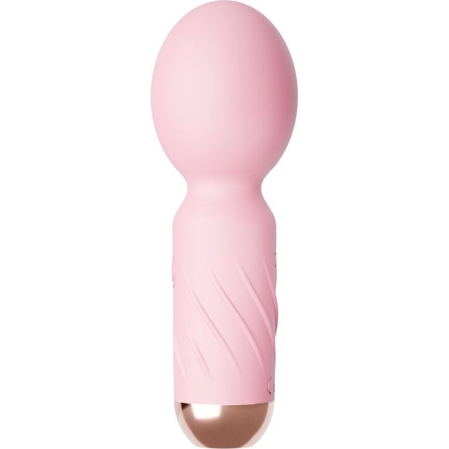 Нежно-розовый мини-вибратор Cute mini Wand. Фотография 4.