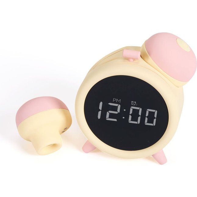 Умный стимулятор-будильник Naughty Clock с вакуумной стимуляцией и вибрацией. Фотография 6.