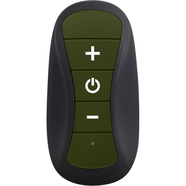 Анальная вибропробка The Colonel цвета хаки - 10,2 см. Фотография 3.