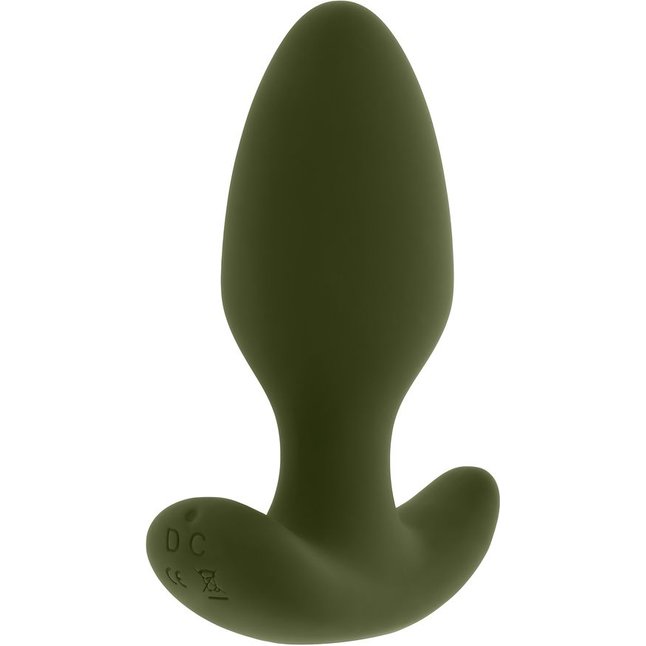 Анальная вибропробка The Colonel цвета хаки - 10,2 см. Фотография 5.