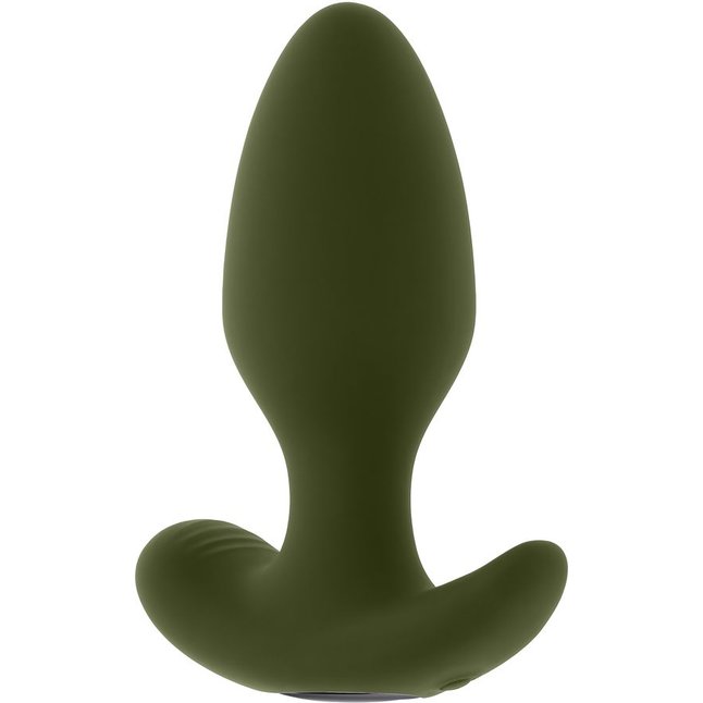 Анальная вибропробка The Colonel цвета хаки - 10,2 см. Фотография 6.