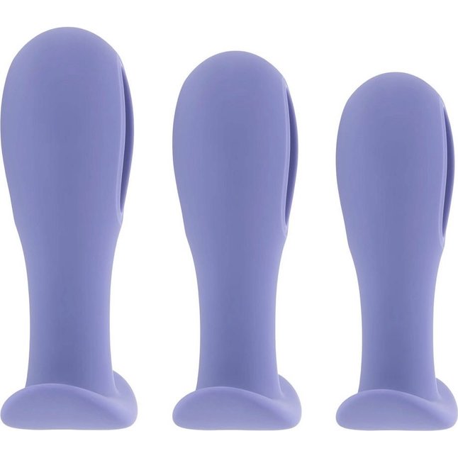 Набор из 3 анальных пробок с вибропулей Hole Punch Plug Set. Фотография 5.