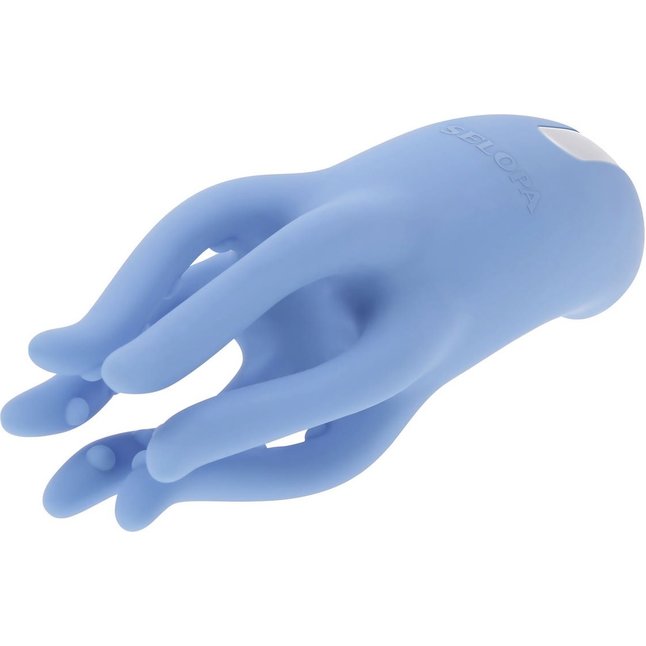 Голубой вибромассажёр Tentacle Tickler. Фотография 6.