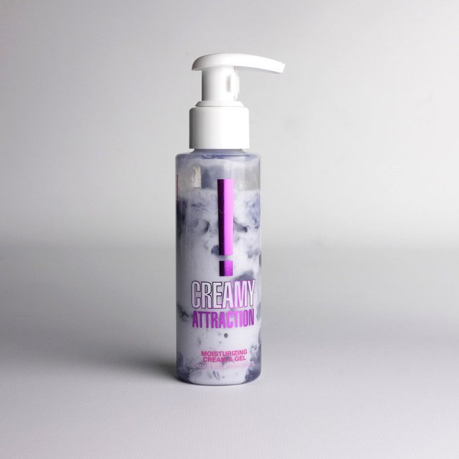 Увлажняющий крем-гель для тела с ароматом ежевики Creamy Attraction Blackberry - 100 мл