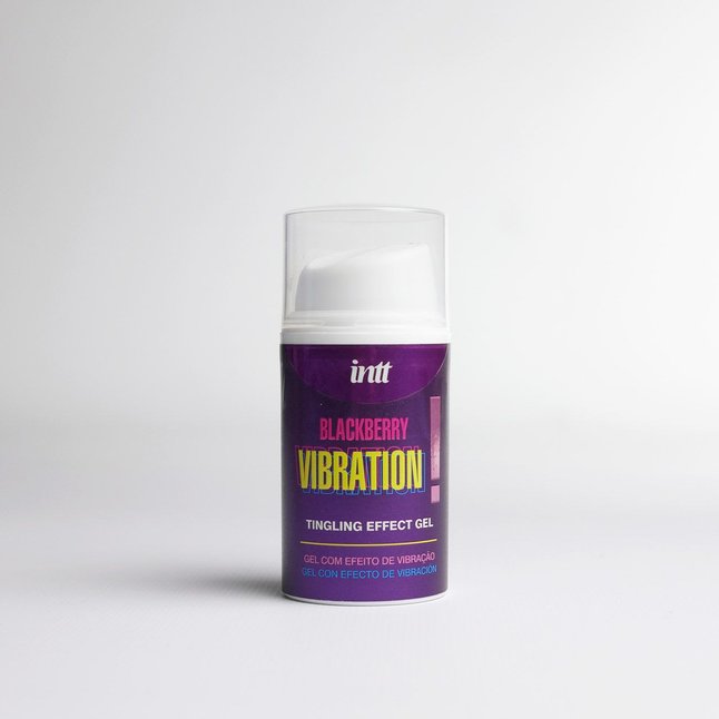 Стимулирующий гель с эффектом вибрации Blackberry Vibration - 15 мл. Фотография 3.