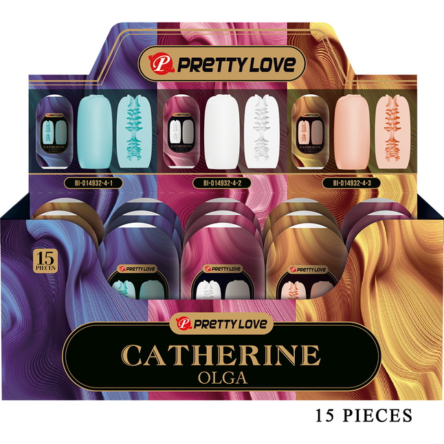 Набор из 15 мастурбаторов Catherine Olga - Pretty Love