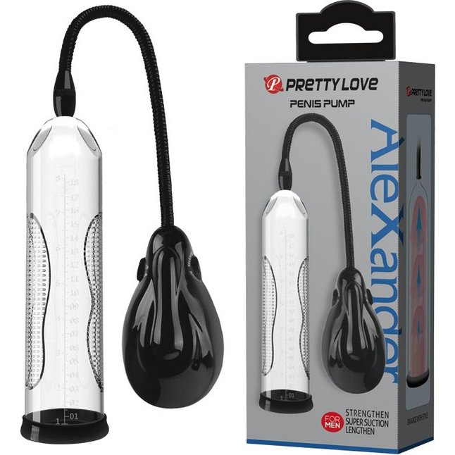 Прозрачная автоматическая вакуумная помпа - Pretty Love. Фотография 2.