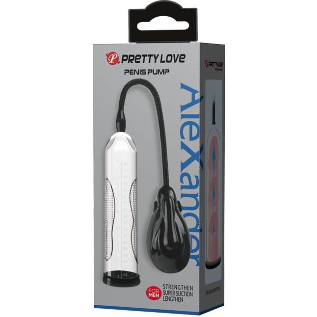 Прозрачная автоматическая вакуумная помпа - Pretty Love. Фотография 3.