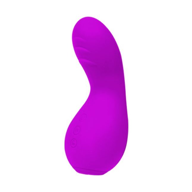 Лиловый клиторальный вибратор Gourd - Pretty Love. Фотография 4.