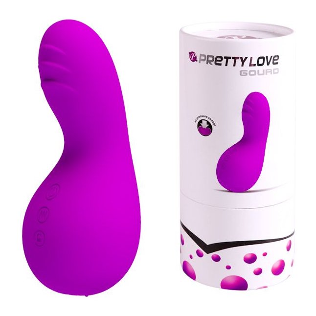Лиловый клиторальный вибратор Gourd - Pretty Love