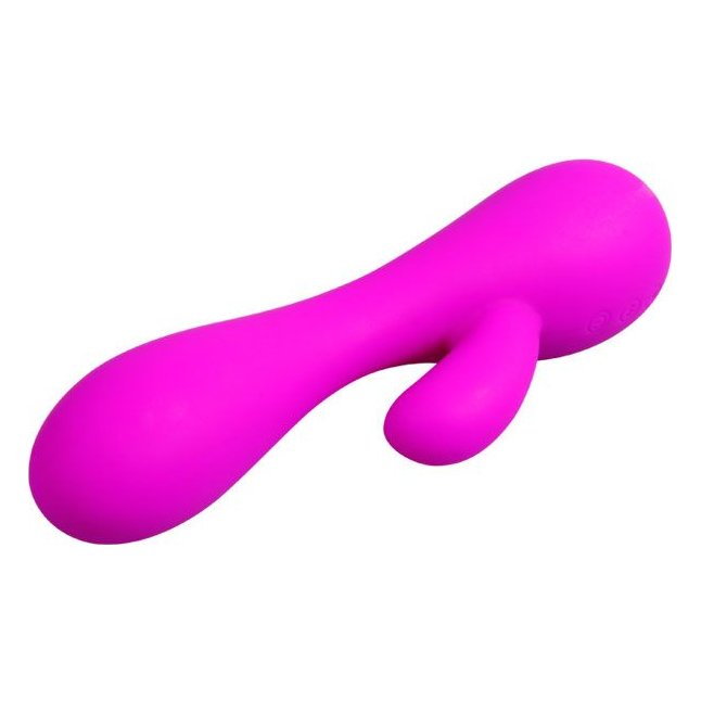 Лиловый вибратор-кролик Simon - 17,8 см - Pretty Love. Фотография 5.