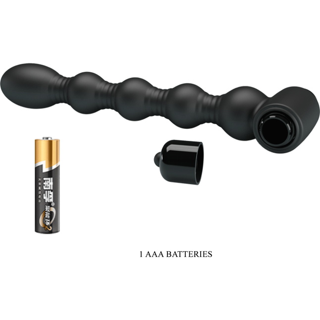 Черный анальный вибростимулятор - 18,2 см - Mr.Play. Фотография 8.