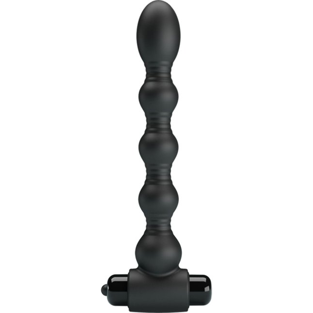 Черный анальный вибростимулятор - 18,2 см - Mr.Play