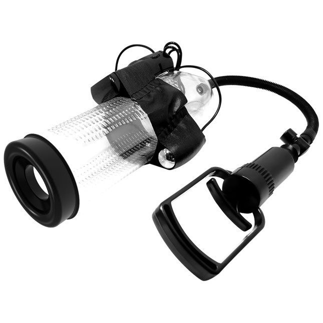 Прозрачная вакуумная помпа с вибрацией AleXander - Pretty Love. Фотография 5.