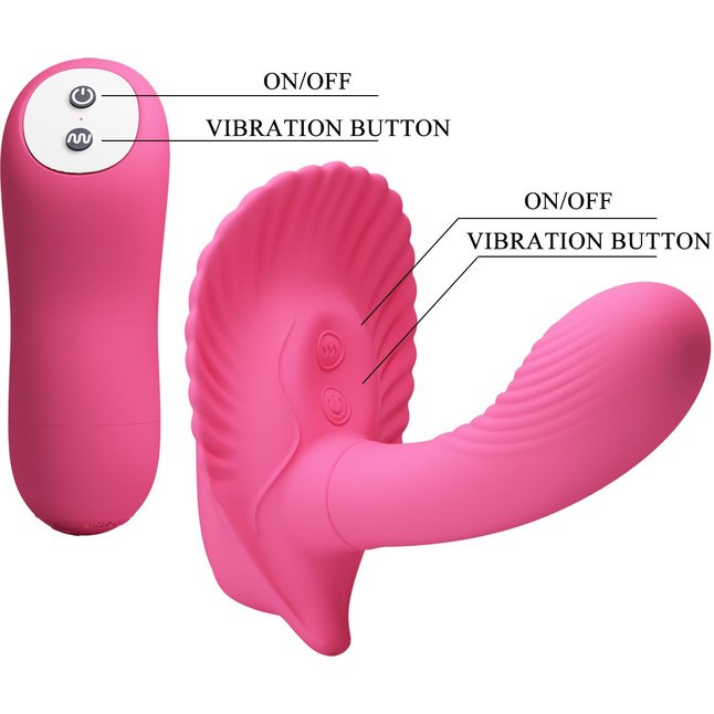 Розовая вагинальная пробка для G-стимуляции - Pretty Love. Фотография 6.