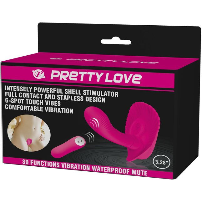 Розовая вагинальная пробка для G-стимуляции - Pretty Love. Фотография 8.