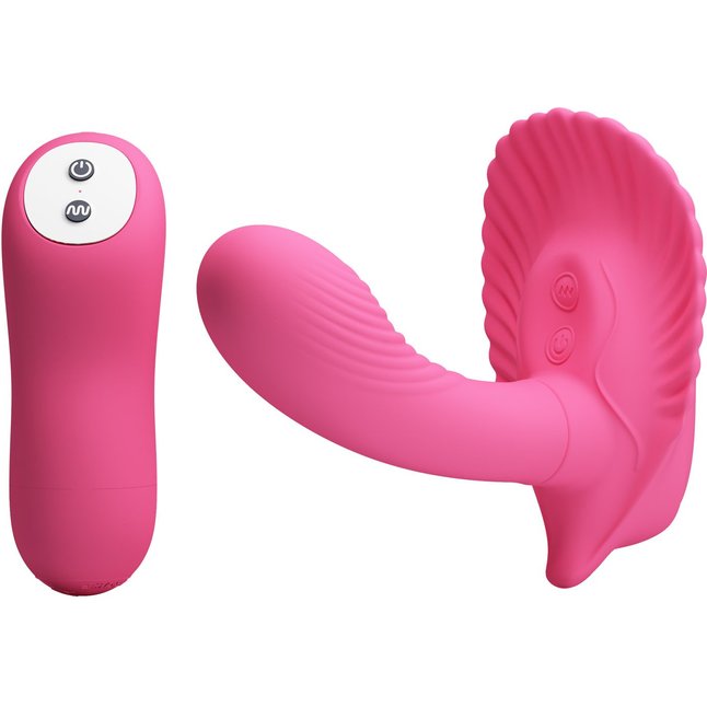 Розовая вагинальная пробка для G-стимуляции - Pretty Love