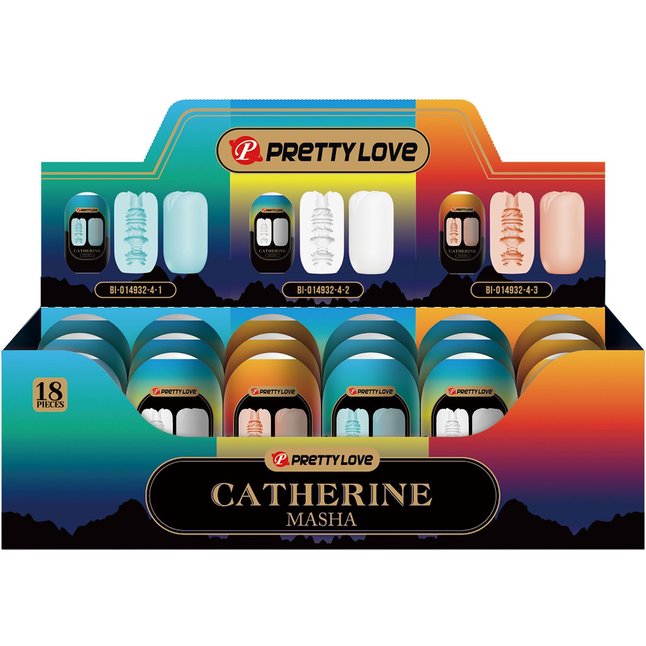 Набор из 18 мастурбаторов Catherine Masha - Pretty Love