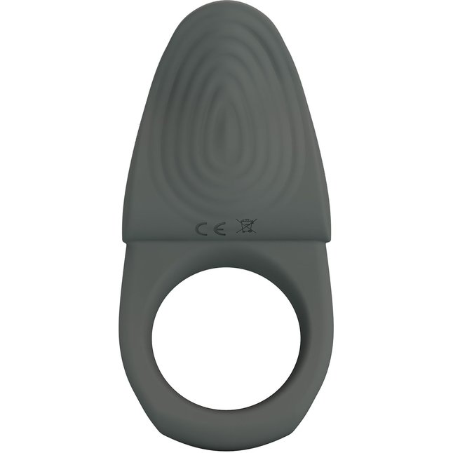 Серое эрекционное кольцо с вибростимуляцией клитора Alto. Фотография 2.