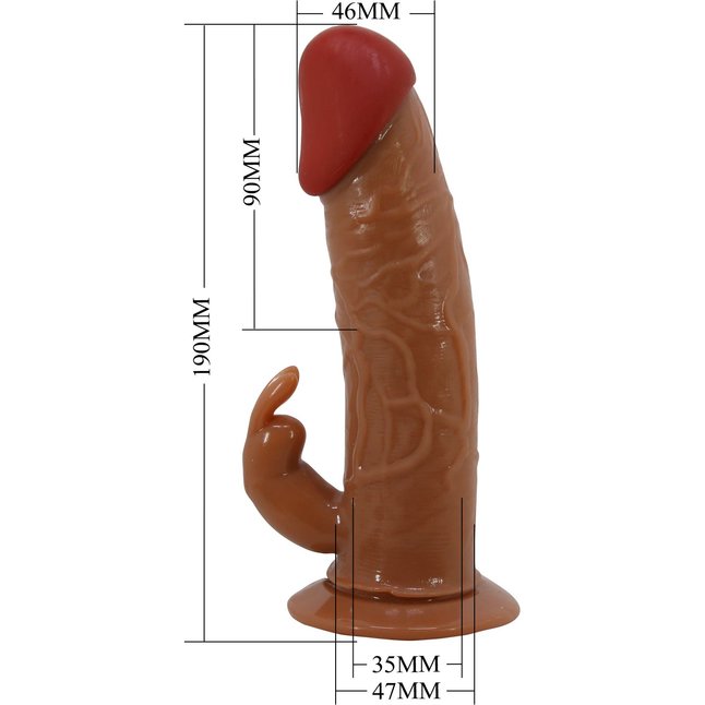 Мужской полый страпон с вибрацией Marion - Pretty Love. Фотография 4.