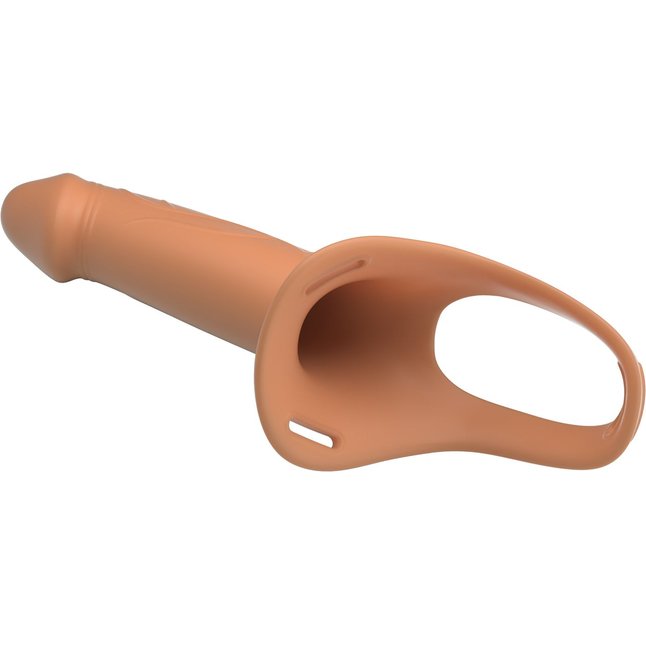 Телесный полый мужской страпон London - 16,8 см - Pretty Love. Фотография 6.