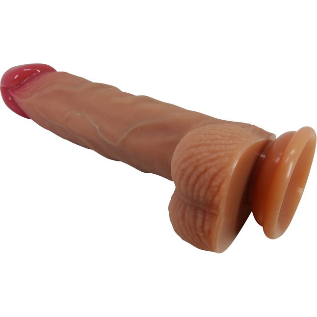 Телесный фаллоимитатор из жидкого силикона Lisle - 20,6 см - Pretty Love. Фотография 6.