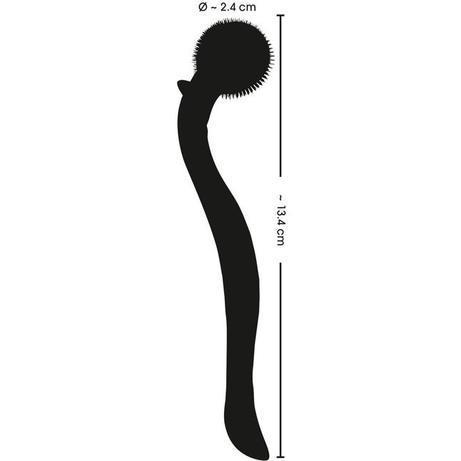 Черное колесо Вартенберга Micro Pinwheel - 13,4 см - Fetish Collection. Фотография 7.