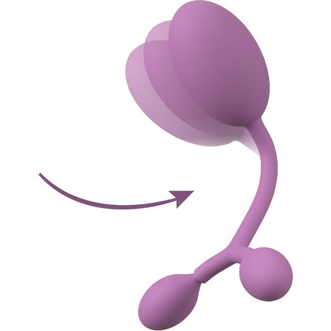 Сиреневый тренажер мыщц тазового дна Vaginal Trainer - You2Toys. Фотография 8.