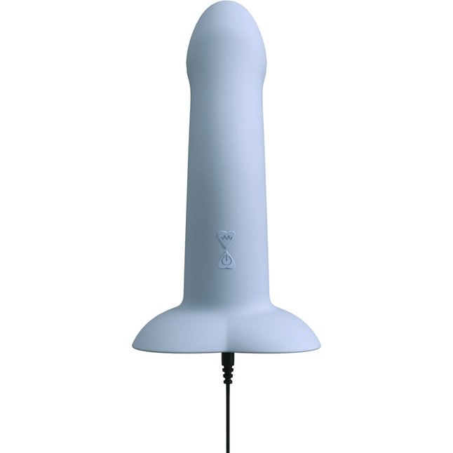 Голубой вибростимулятор на присоске Heart Guy - 17 см - You2Toys. Фотография 9.