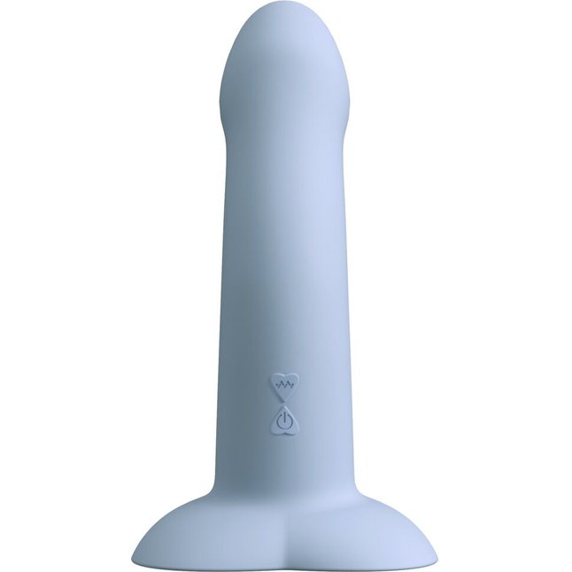 Голубой вибростимулятор на присоске Heart Guy - 17 см - You2Toys