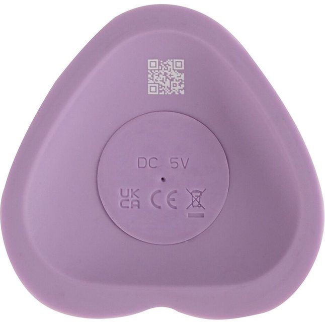 Сиреневый вибростимулятор на присоске Heart Guy - 19,5 см - You2Toys. Фотография 6.