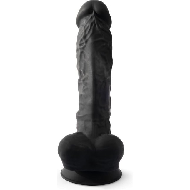 Черный фаллоимитатор SILEXD Model 1 9 - 23 см - SILEXD. Фотография 3.