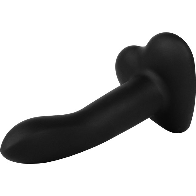 Черный нереалистичный дилдо Emotional на присоске - 13 см - Flow. Фотография 6.