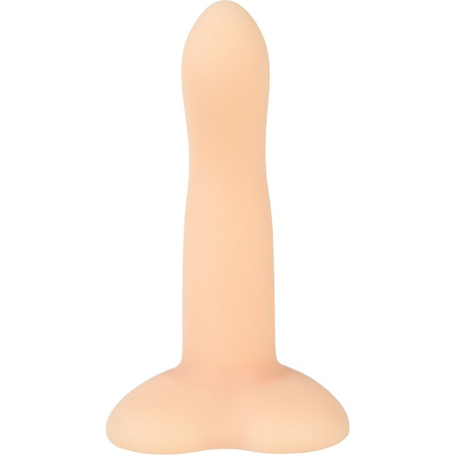 Телесный нереалистичный дилдо Emotional на присоске - 13 см - Flow. Фотография 2.