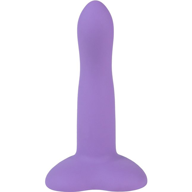 Фиолетовый нереалистичный дилдо Emotional - 13 см - Flow. Фотография 2.