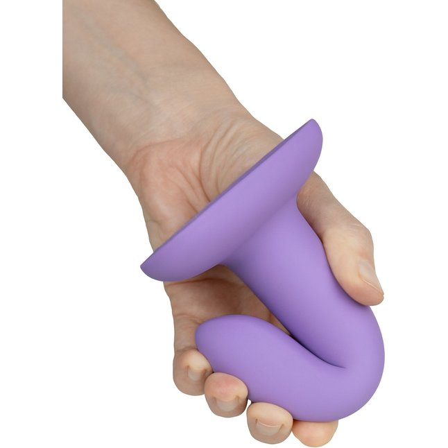 Фиолетовый нереалистичный дилдо Emotional - 13 см - Flow. Фотография 5.