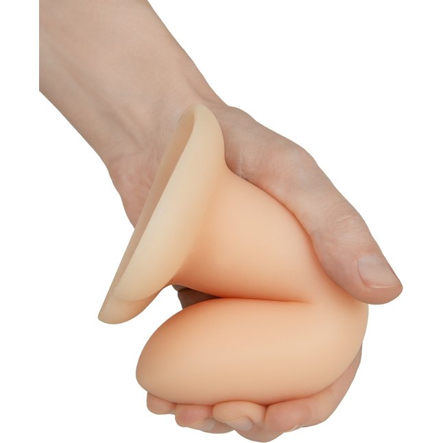 Телесный нереалистичный дилдо Emotional Soft Max - 13 см - Flow. Фотография 4.