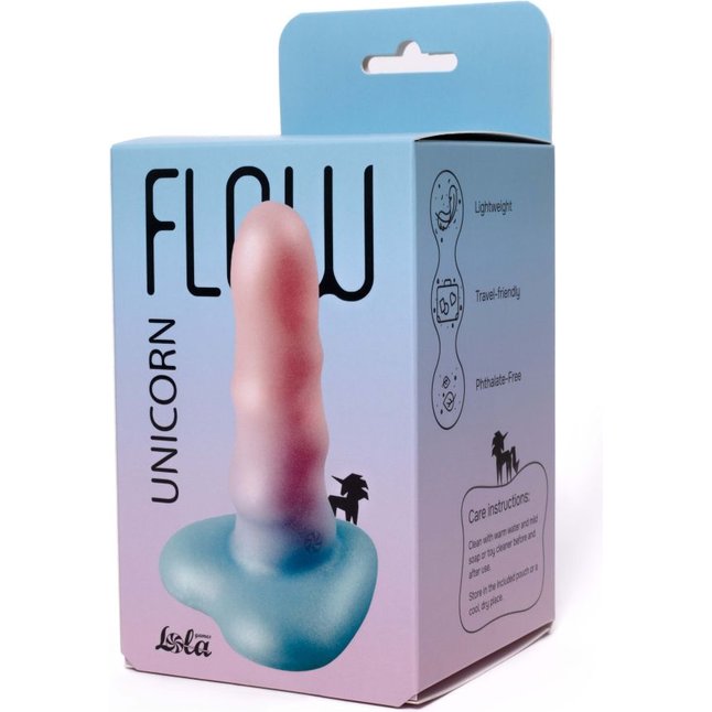 Нереалистичный дилдо Unicorn Max - 12,5 см - Flow. Фотография 7.