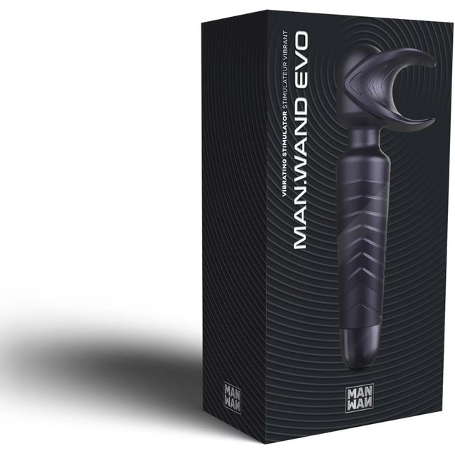 Сливовый вибромассажёр для мужчин Man.wand Evo. Фотография 5.