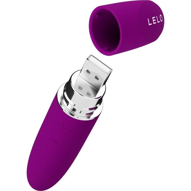 Лиловый вибратор для клитора Lelo Mia 3 - 11 см. Фотография 2.